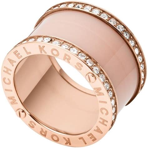 New Michael Kors Blush Rose Gold Barrel Ring! 